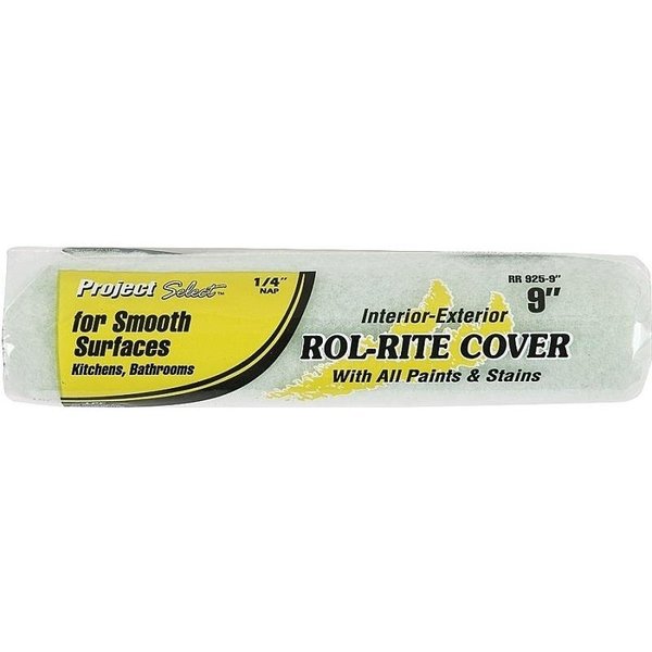 Linzer Paint Roller Cover, 14 in Thick Nap, 9 in L, Knit Fabric Cover RR 925